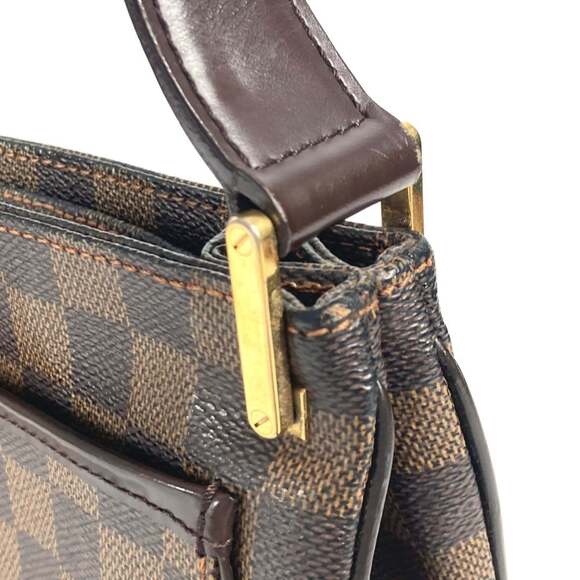LOUIS VUITTON Authentic Brown Damier Canvas Shoulder Bag